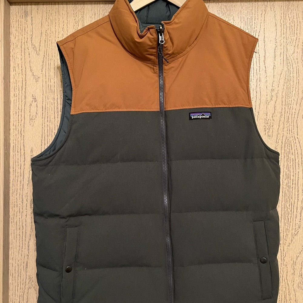 Patagonia reversible down vest